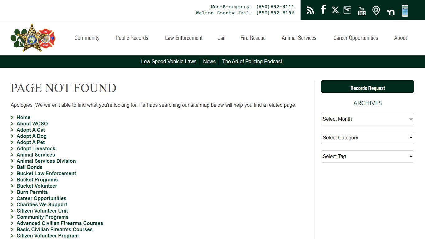 Inmate Handbook | Walton County Sheriff's Office, FL